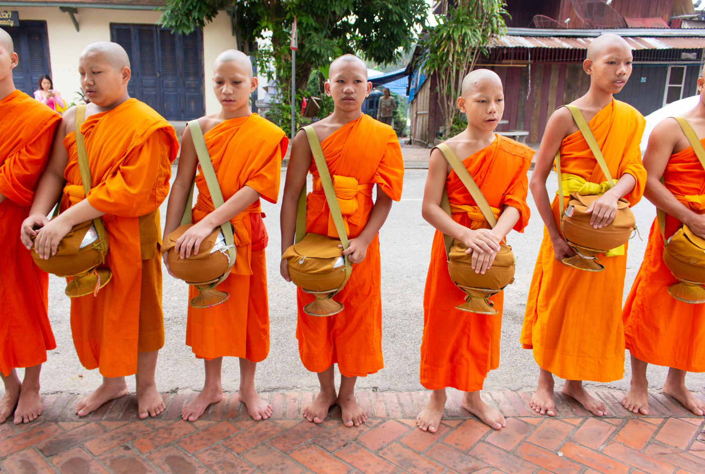 monjes-en-Laos